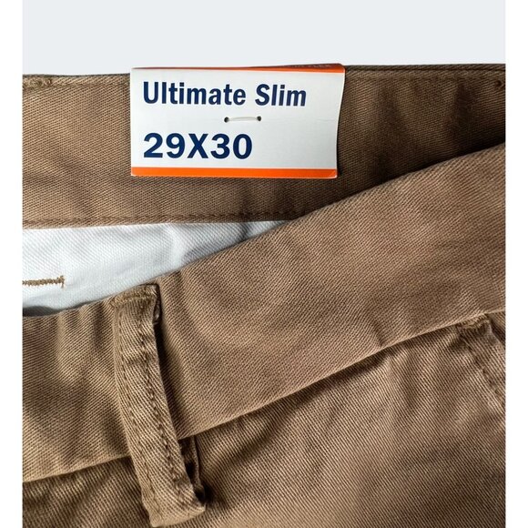 Old Navy Mens Ultimate Slim Built-In Flex Khaki Pants 29x30 Cotton Blend - Picture 10 of 13